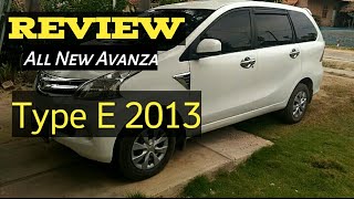 ALL NEW AVANZA TYPE E 2013 REVIEW INDONESIA [upl. by Weissman931]