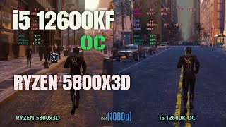 Ryzen 5800x3d vs i5 12600k oc in 2024 [upl. by Adall]