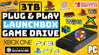 3TB Plug amp Play Game Drive With 1000s of Games From PS3 PS4 Xbox One Xbox Switch amp So Much More [upl. by Adaurd248]