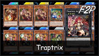 TRAPTRIX  F2PP2W Deck Analysis amp Testing YuGiOh Duel Links [upl. by Huntlee827]