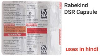 Rabekind DSR Capsule uses side effects and doses in hindi [upl. by Rimidalg]