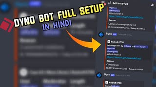 How to setup dyno bot In hindi [upl. by Akcinehs]