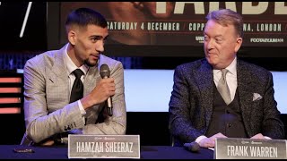 I AM GOING TO SMASH YOUR FACE IN  BRADLEY SKEETE TELLS HAMZAH SHEERAZ  FULL PRESS CONFERENCE [upl. by Llenrac]