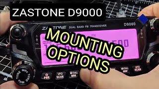 ZASTONE D9000  MOUNTING HEAD UNIT OPTIONS amp HF AM TEST [upl. by Neelrahs]