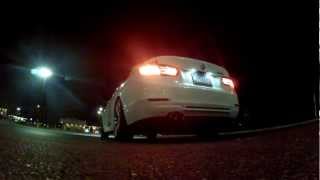 2013 BMW F30 328i BMW Performance Exhaust OEM Sport  Rev  Launch [upl. by Baun853]