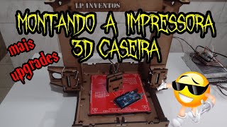 impressora 3D caseira 2024 parte 1 [upl. by Pillihp]