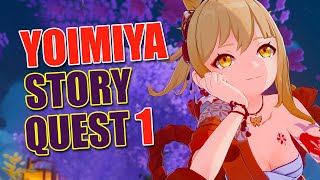 Dreamlike Timelessness  Yoimiya Story Quest Act 1  Genshin Impact [upl. by Ylimme656]