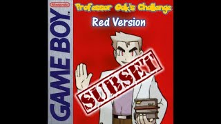 Pokemon red professor oak challenge [upl. by Ahsahs218]