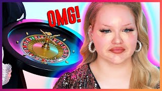 ROULETTE Makeup Challenge OMG  NikkieTutorials [upl. by Savil564]