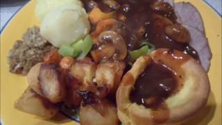 How to Cook Roast Beef Roast potatoes with Roast Beef gravy [upl. by Elayor]