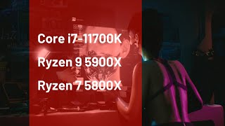 Core i711700K vs Ryzen 9 5900X vs Ryzen 7 5800X  Testing 13 games with Ultra settings [upl. by Blanch]