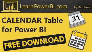 Power BI The Ultimate Calendar Table Free Download [upl. by Nylram]