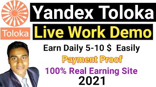 Toloka Live Work Demo । Yandex Toloka Task complete kaise karen । Toloka Payment proof । RRjee [upl. by Kotz]