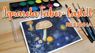 AQUARELA FABERCASTELL  RESENHA [upl. by Domella437]