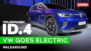 Volkswagen ID4 walkaround  VW goes electric I odmag [upl. by Ytrebil]