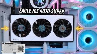 Gigabyte EAGLE ICE 4070 Super OC White Unboxing and Review [upl. by Frankie467]