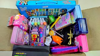 ultimate hot stationery collection multifunction pencil case game stationery kit music eraserpen [upl. by Asirrom]