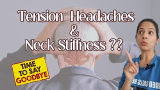 Suboccipital Muscle Stretch for Headaches Neck Muscle Spasm and Stiffness  By Physiotherapist [upl. by Wehrle]