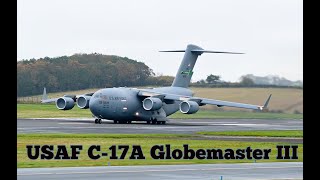 USAF C17A Globemaster III [upl. by Sallad]