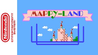 NES Mappy Land 1986 Longplay [upl. by Farwell]