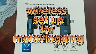 Half Face wireless set up motovlogging [upl. by Olra]