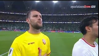 National Anthem of INDONESIA Saudi Arabia vs Indonesia World Cup Qualifiers 2026 [upl. by Ahsienyt]