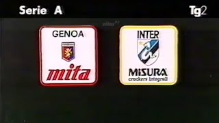 GenoaInter 10 198990  Domenica Sprint sospesa dopo 10 minuti di gioco [upl. by Claudette394]