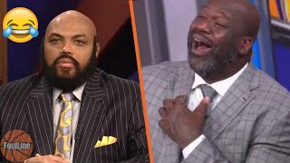 Charles Barkley Making Shaq Die Of Laughter Funny Moments [upl. by Adolpho600]