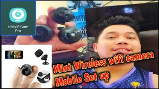 How to use Mini Spy IP Camera Wireless WiFi HD 1080P Hidden Home Security Night [upl. by Zoeller553]