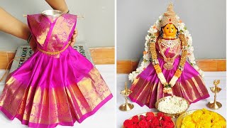 Varamahalaxmi decoration ideas  Kalasam Decoration with Blouse Piece  Kalasam Decoration ideas [upl. by Turnbull]