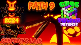 Hallows Mightquot Path 9 Serpents Lair Cube Defense Halloween Event 2024 [upl. by Eiduj106]