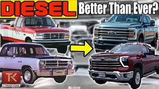 Duramax vs Cummins vs Powerstroke  Power History and Our Thoughts on the Big Three HD Diesels [upl. by Damal]