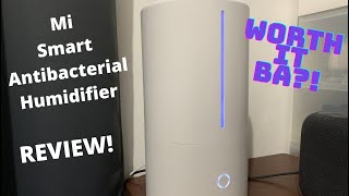 Mi Smart Antibacterial Humidifier Review Indepth and UVC lamp up close [upl. by Attoynek480]