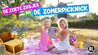 DE ZOETE ZUSJES en de ZOMER PICKNICK Opzoek Naar De Schat ♥DeZoeteZusjes♥ [upl. by Barfuss]