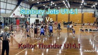 Sunbury Jets U141 vs Keilor Thunder U141 [upl. by Sarita]