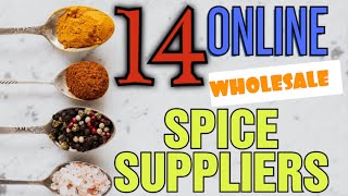 How to Start a Spice Business  14 Wholesale Spice Companies Online Reselling Spices [upl. by Retsub]