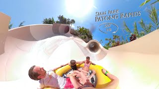 Siam Park Patong Rapids Tubeslide 360° VR POV Onride [upl. by Retsevlis]