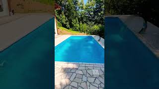 Hydro Raj  Skimerski Liner Bazen 👌☀️ youtubeshorts bazen pool summer [upl. by Alaj82]