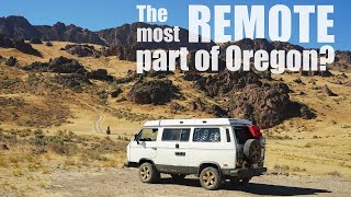 The most REMOTE part of Oregon  We take our VW Vanagon out to explore Leslie Gulch and the Steens [upl. by Attenaz]