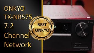 🔥👍👍Onkyo TXNR575 72 Channel Network AV Receiver with Dynamic Audio Amplification [upl. by Ecirp]