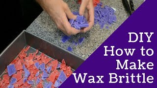 DIY  How to make wax brittle with IGI 4625 paraffin wax [upl. by Kral]