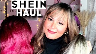 SHEIN PERÜCKEN HAUL ✨SHEIN WIGS  Günstige Perücken  Ponytails  Try on wigs [upl. by Bettina]