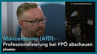 Professionalisierung der AfD Interview mit Sebastian Münzenmaier AfD  290624 [upl. by Hughmanick617]