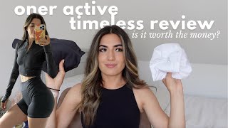 HONEST ONER ACTIVE TIMELESS REVIEW  unsponsored review  is it even made to wear in the gym [upl. by Kina]