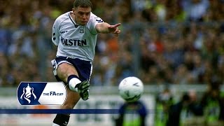 Gazzas unstoppable FA Cup freekick against Arsenal  From The Archive [upl. by Oribel965]