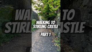 Hidden way to Stirling Castle  Part 1 Scotland [upl. by Enelam293]