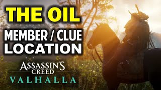 The Oil Order Member amp Clue Location  AC Valhalla Order of the Ancients Guide [upl. by Ehpotsirhc]