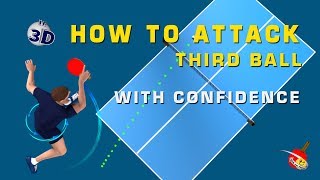 How to attack third Ball with confidence  Table Tennis [upl. by Reace]