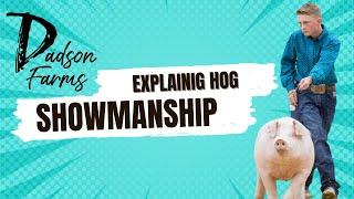 Explaining how a pig show works for Hog Showmanship [upl. by Teryl]