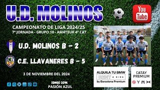 UD MOLINOS B 2  5 CE LLAVANERES B [upl. by Adiasteb]